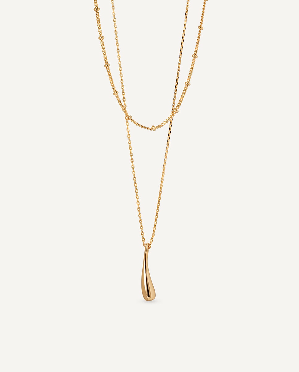 Colgante long drop bañado en oro 18 kt - Vidal & Vidal - Oro Oro-1