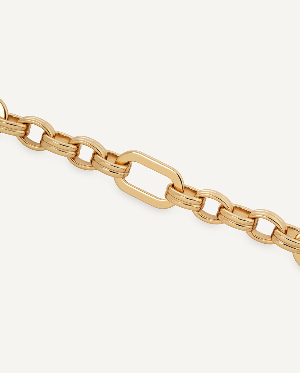 Imagen 4 de Pulsera eslabones unise bañada en oro de 18 kt - Vidal & Vidal - Oro Oro
