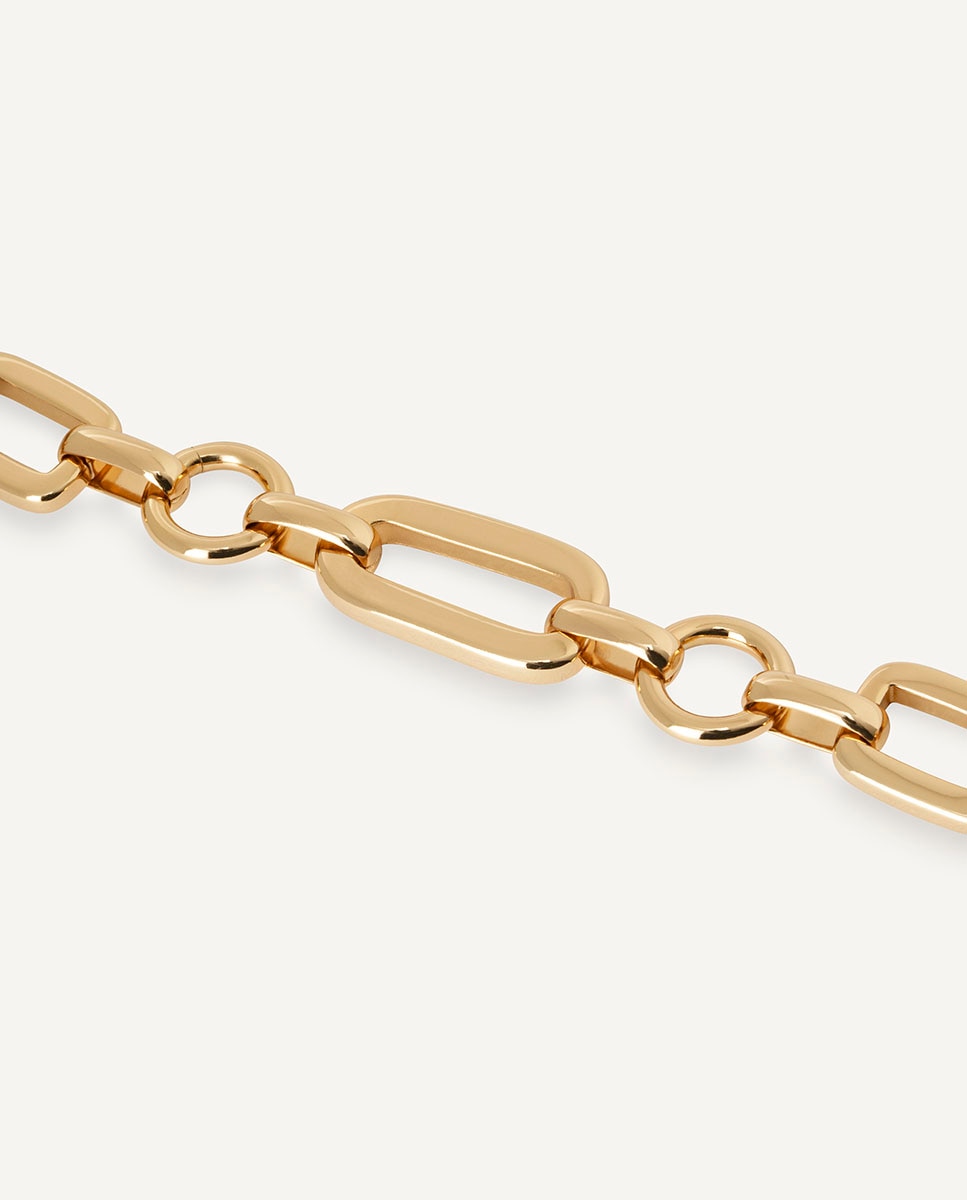 Imagen 4 de Pulsera eslabones bival bañada en oro de 18 kt - Vidal & Vidal - Oro Oro
