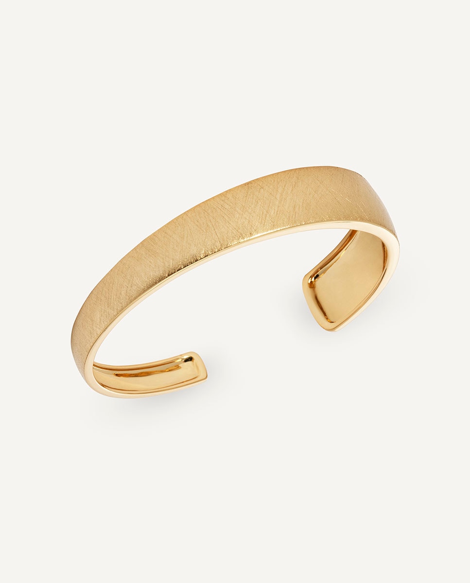 Brazalete textura arc bañado en oro de 18 kt - Vidal & Vidal - Dorado Dorado-1