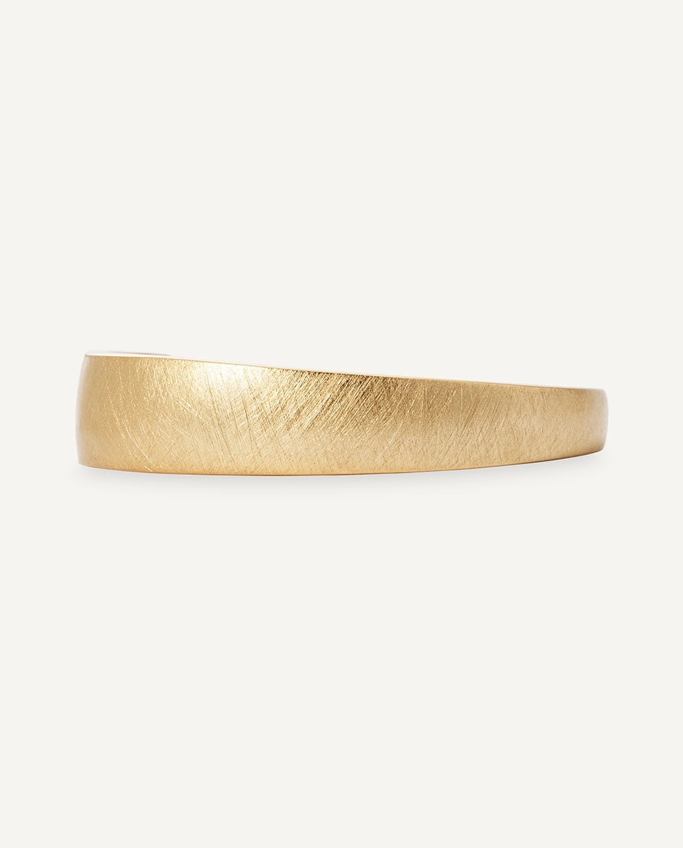 Brazalete textura arc bañado en oro de 18 kt - Vidal & Vidal - Dorado Dorado-4