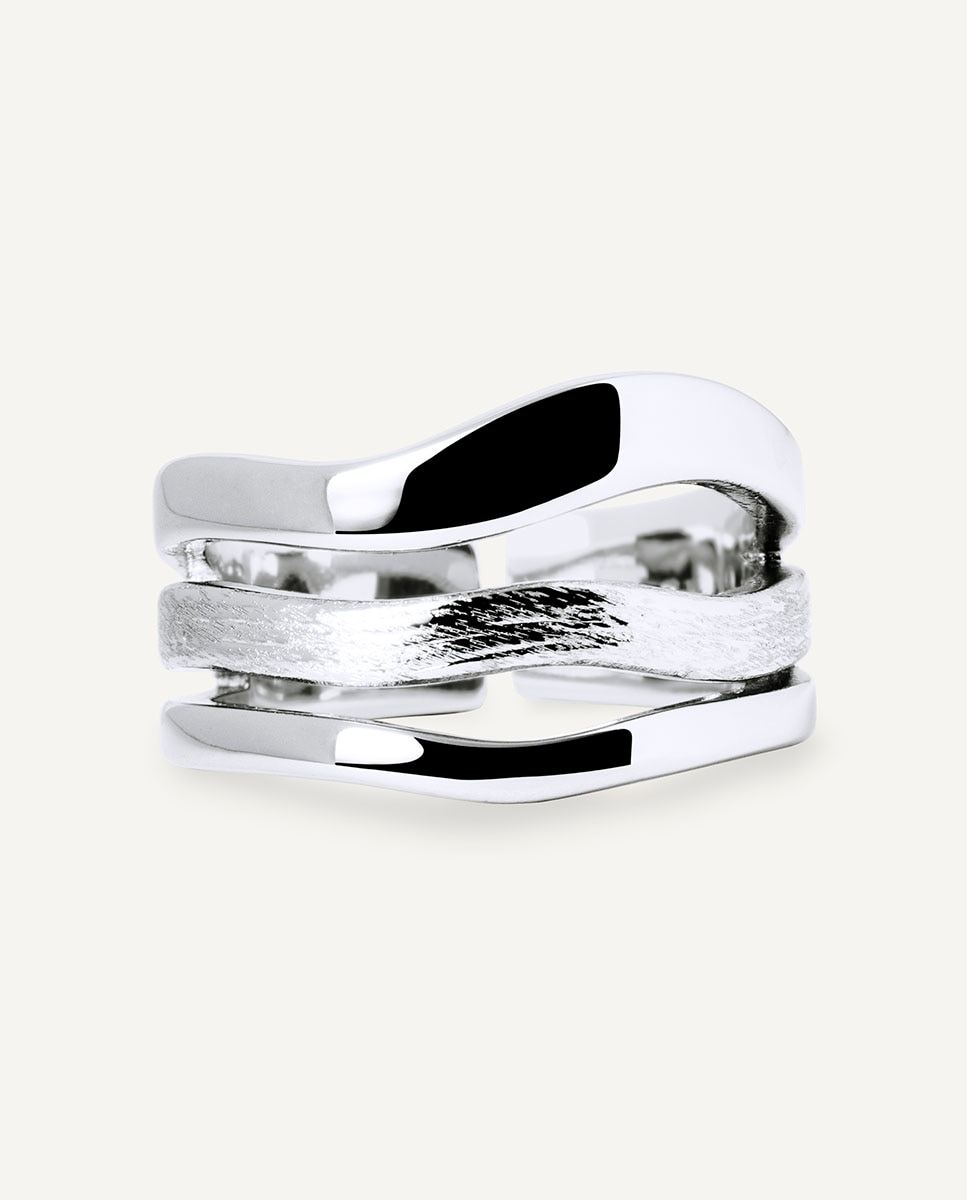Anillo mar bañado en plata de ley 925 - Vidal & Vidal - Plateado Plateado-4