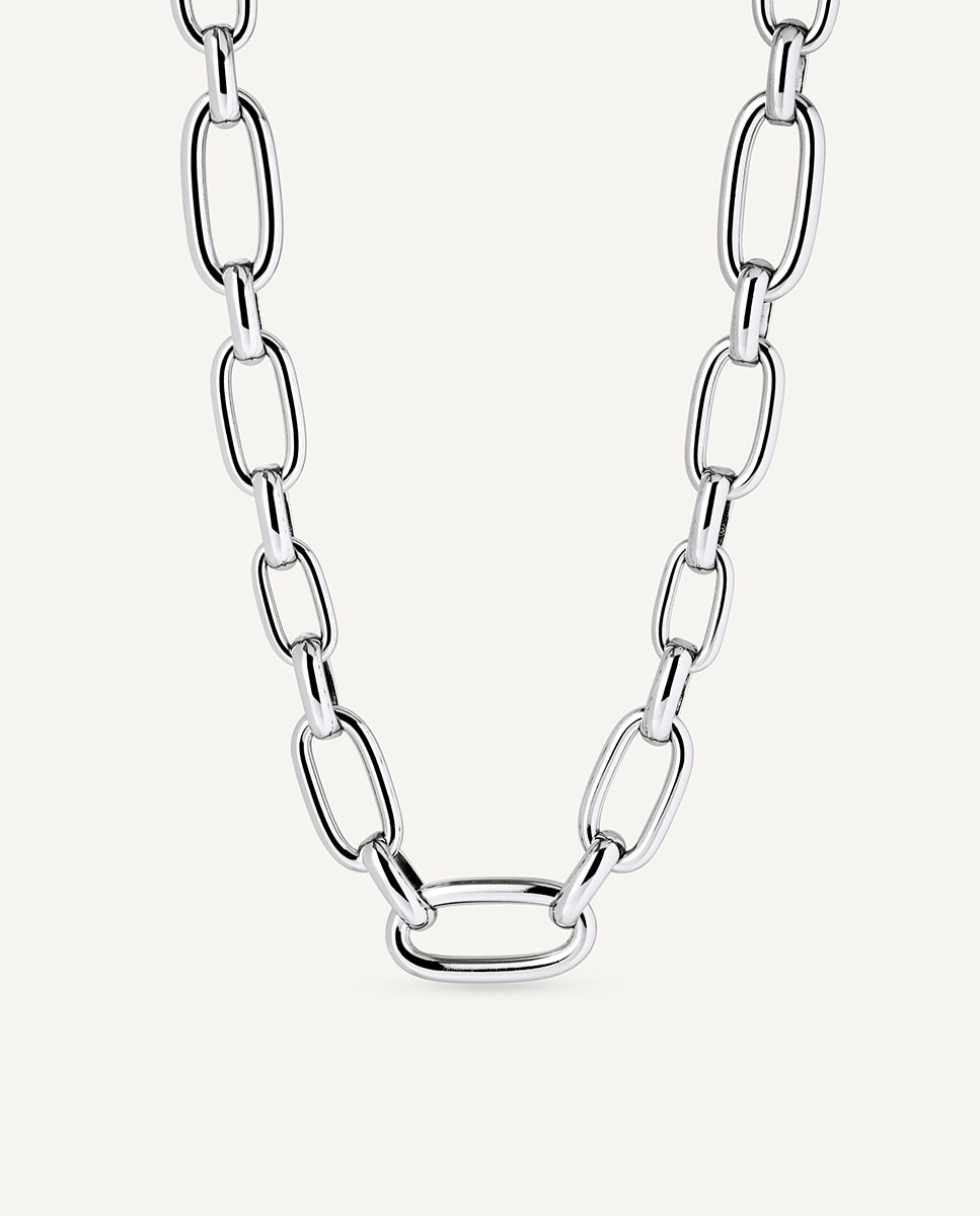 Collar hex bañado en plata de ley 925 - Vidal & Vidal - Plateado Plateado-1