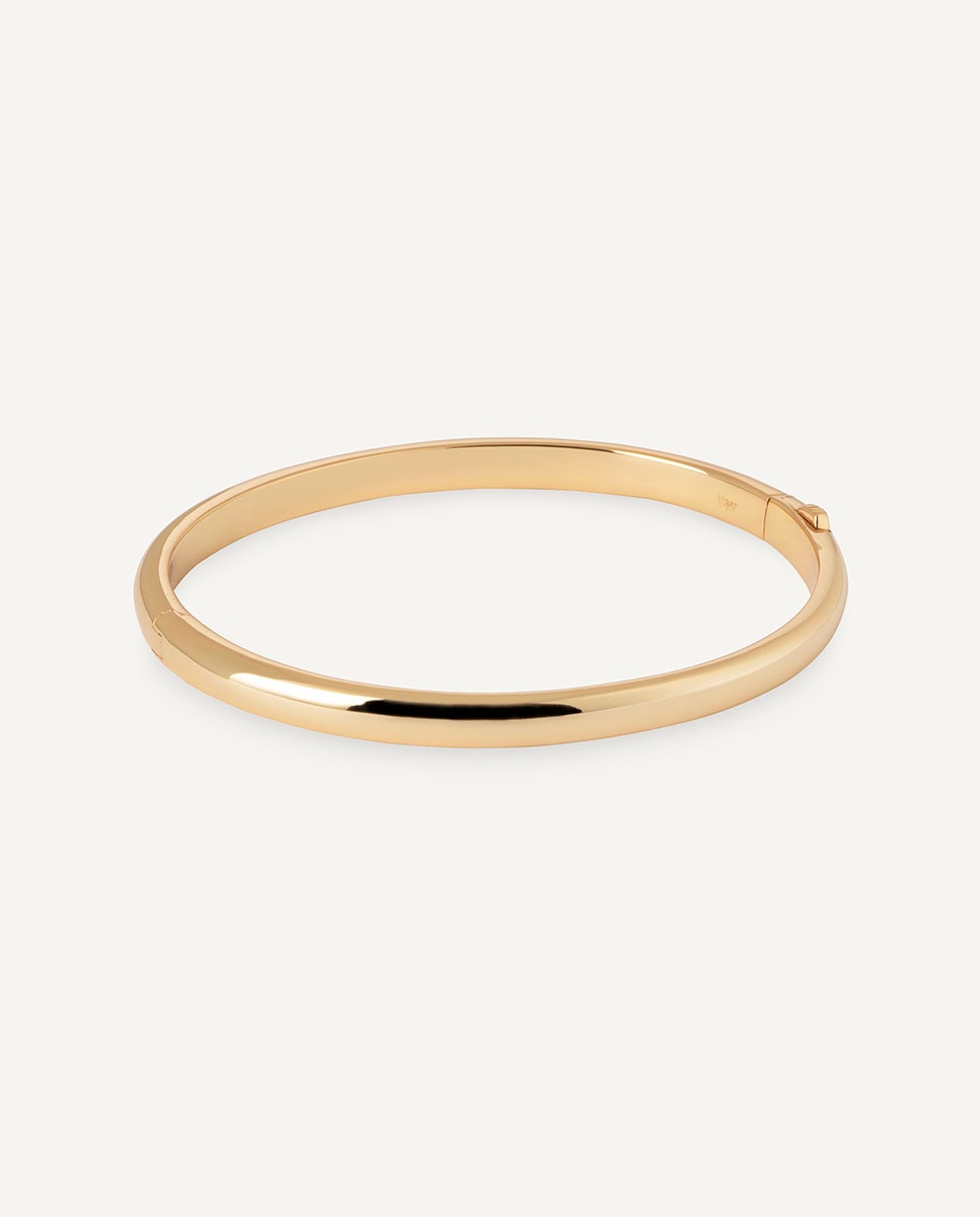 Brazalete rígido allure bañado en oro de 18 kt - Vidal & Vidal - Dorado Dorado-4