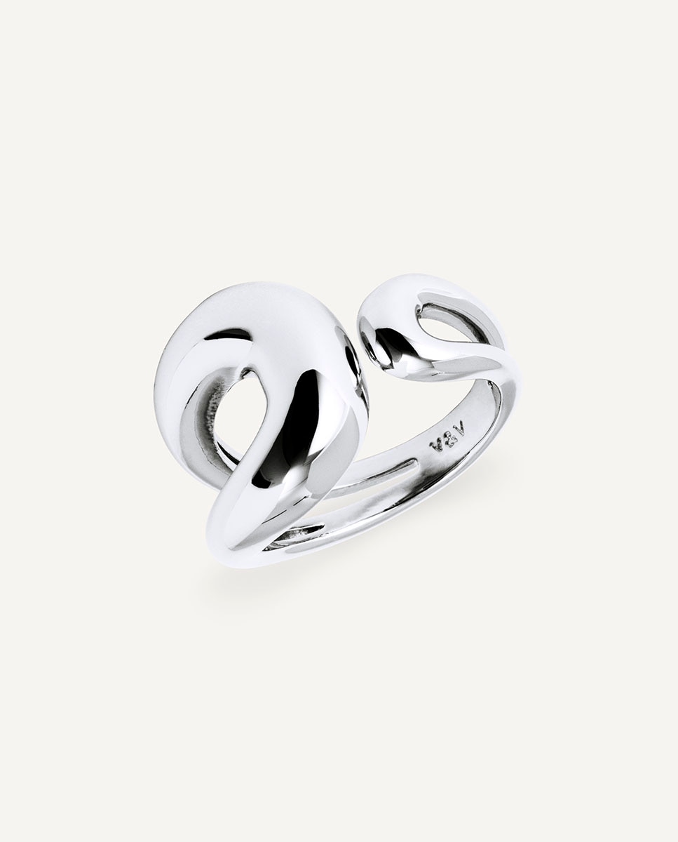 Anillo suave bañado en plata de ley 925 - Vidal & Vidal - Plateado Plateado-1