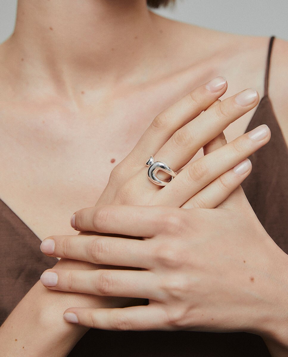 Anillo suave bañado en plata de ley 925 - Vidal & Vidal - Plateado Plateado-3