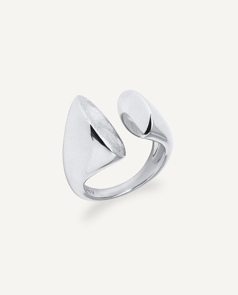 Imagen 0 de Anillo bruma bañado en plata de ley 925 Plateado