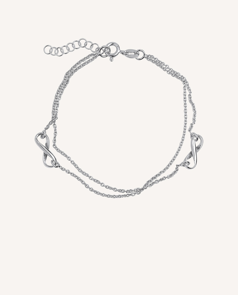 Pulsera de cadena infinity de de ley 925 - Vidal & Vidal - Plata Plata-1