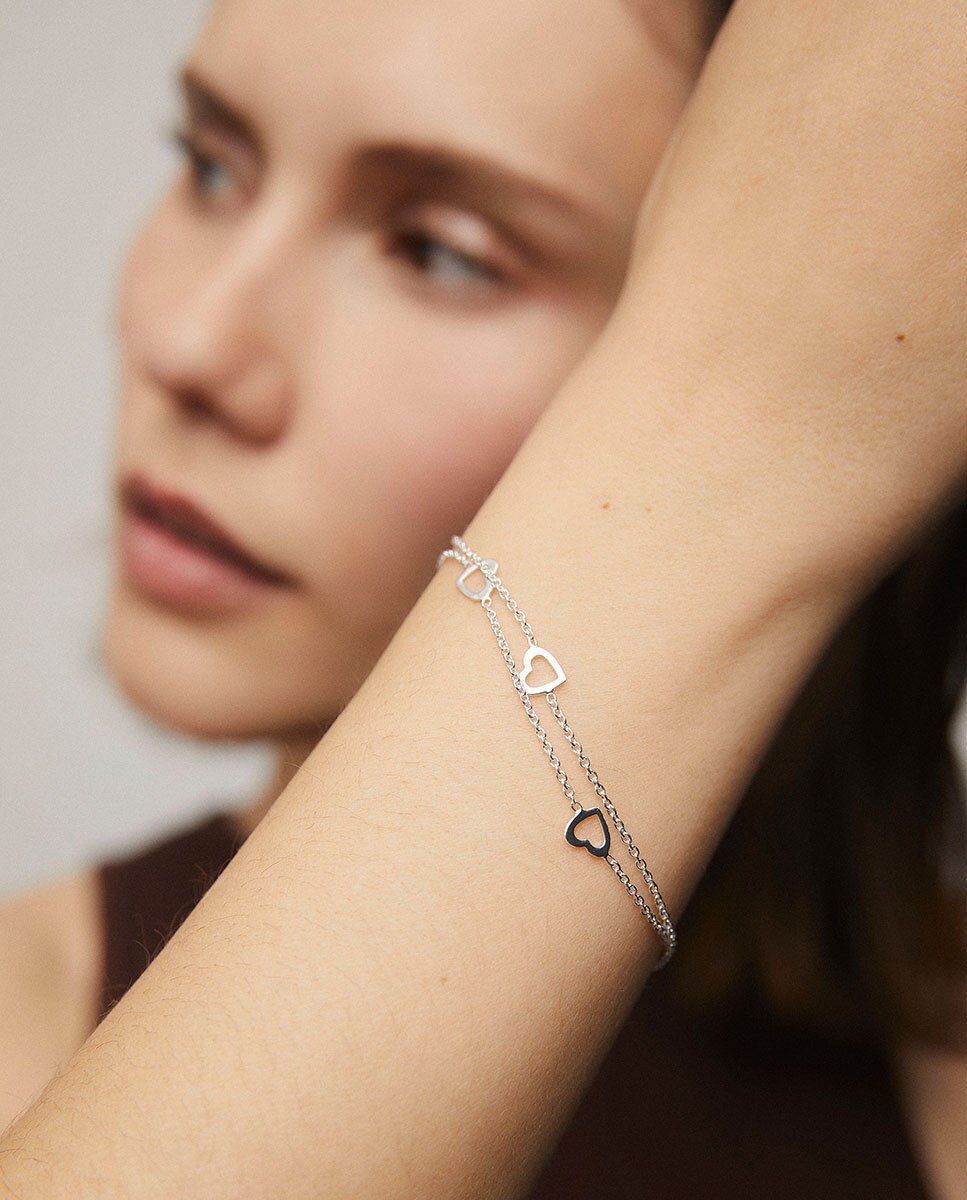 Pulsera de cadena love de de ley 925 - Vidal & Vidal - Plata Plata-2