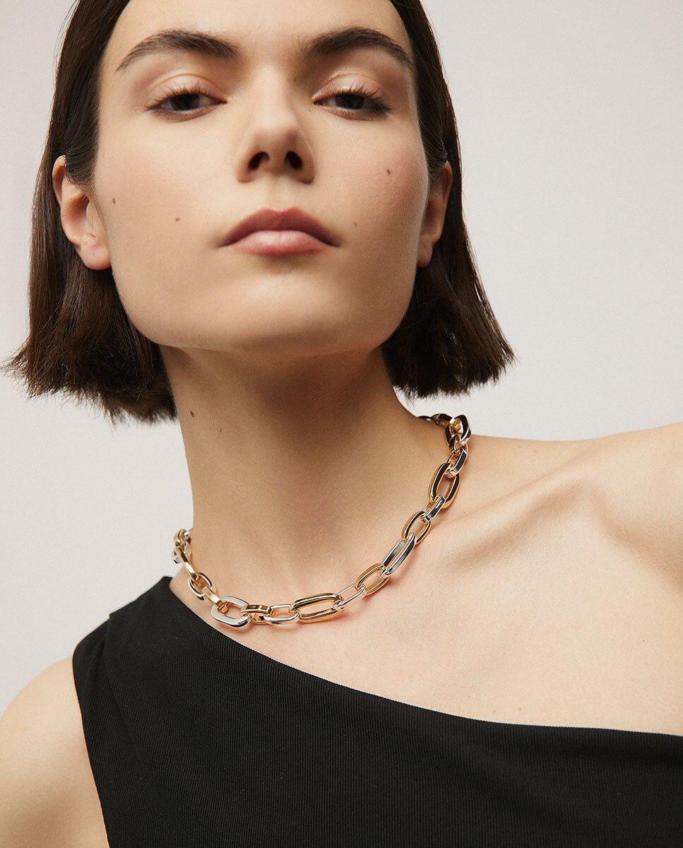Collar velvet bañado en oro de 18 kt - Vidal & Vidal - Oro / Plata Oro / Plata-3