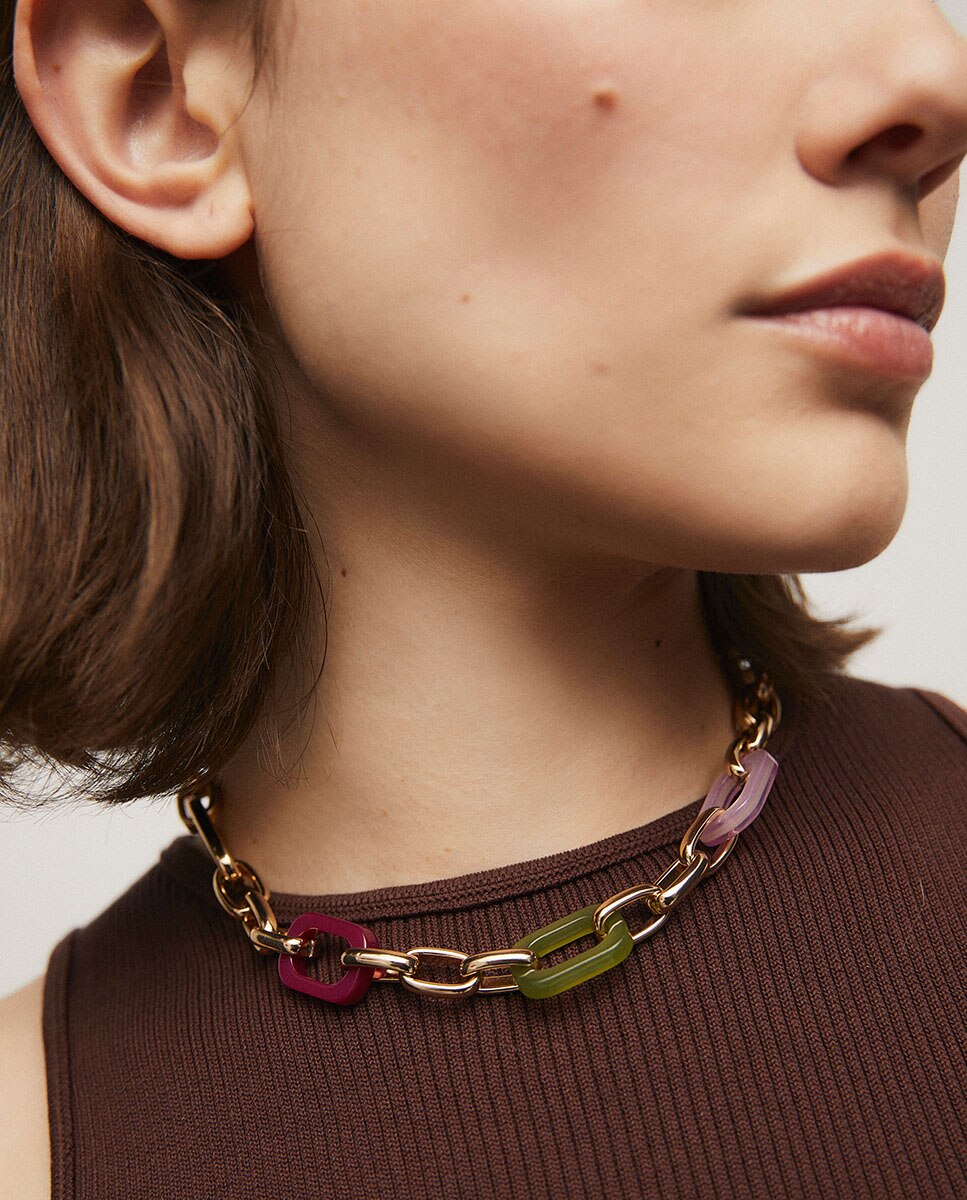 Collar gelato bañado en oro 18 kt - Vidal & Vidal - Multicolor Multicolor-2