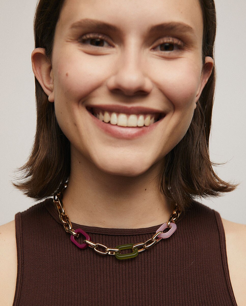 Collar gelato bañado en oro 18 kt - Vidal & Vidal - Multicolor Multicolor-3