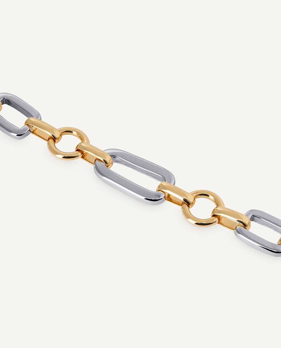Pulsera eslabones bival bañada en oro de 18 kt - Vidal & Vidal - Oro / Plata Oro / Plata-4