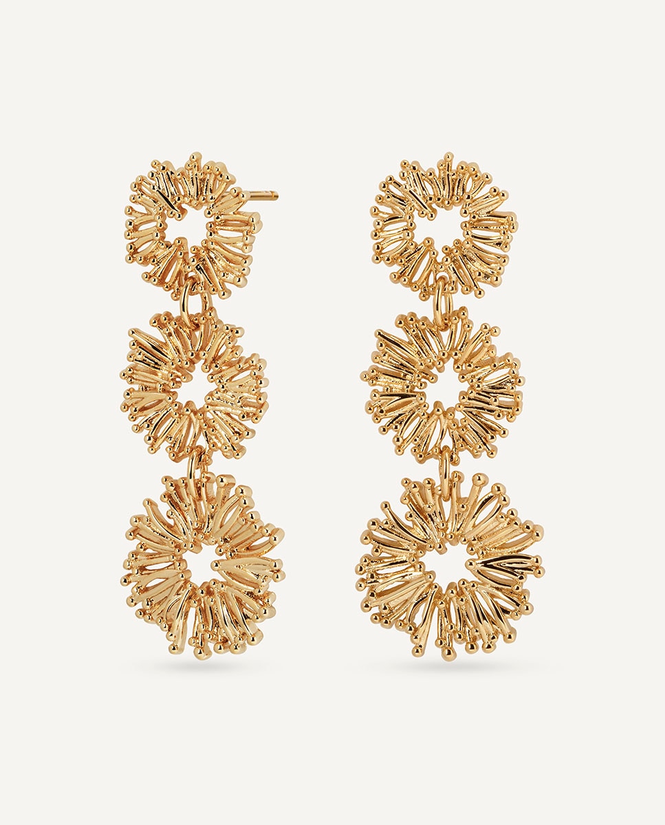 Pendientes estiu bañados en oro de 18 kt - Vidal & Vidal - Dorado Dorado-1