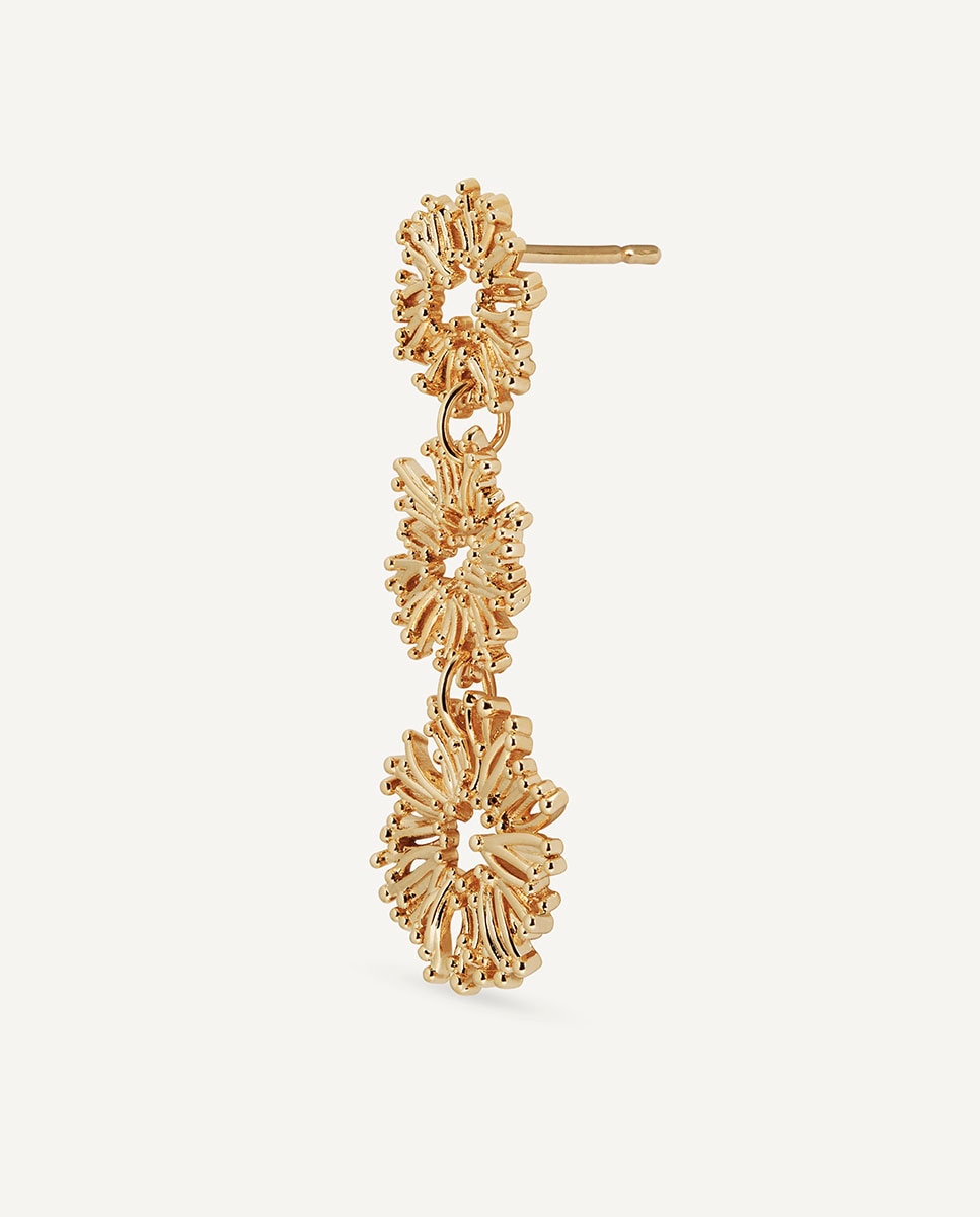 Pendientes estiu bañados en oro de 18 kt - Vidal & Vidal - Dorado Dorado-4