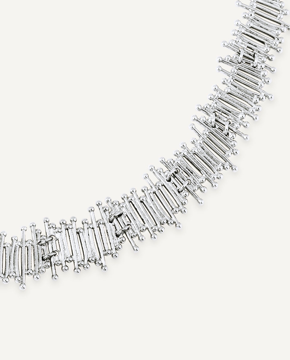 Collar ombra bañado en plata de ley 925 - Vidal & Vidal - Plateado Plateado-4