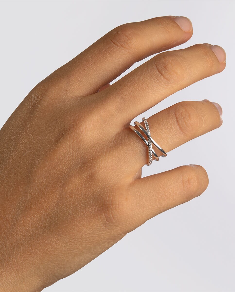 Tous Corte Ingls Anillos Plata Mujer Originales Anillo Essentials - Main Image