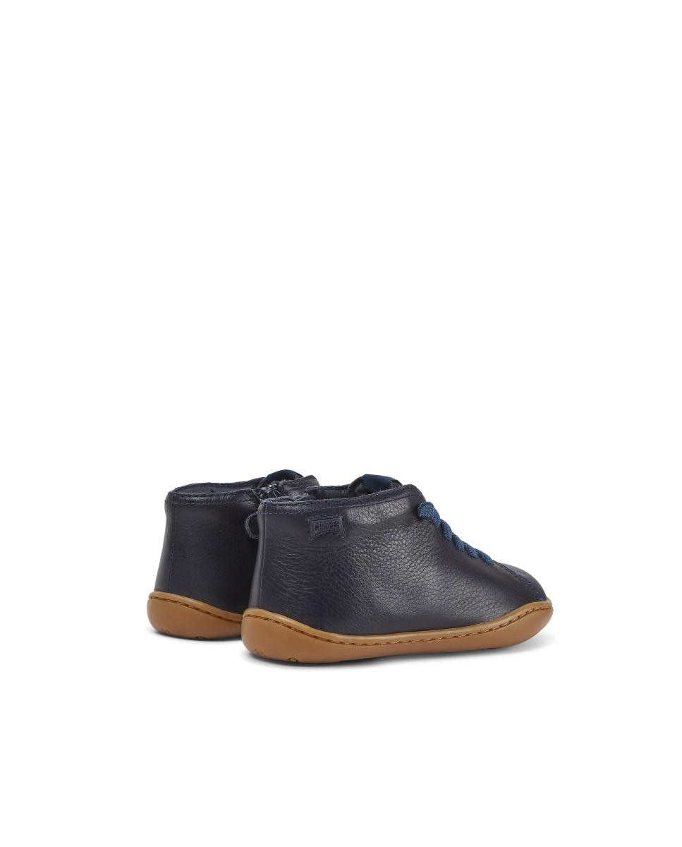 Zapatillas de piel de niño peu cami - Camper - Azul marino Azul marino-4