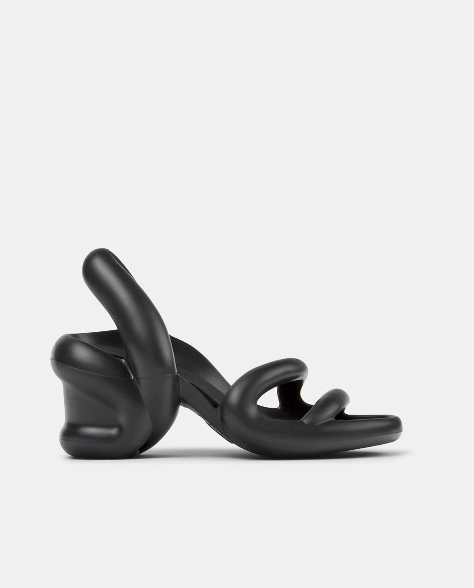 Sandalias de tacón de mujer kobarah abiertas - Camper - Negro Negro-1