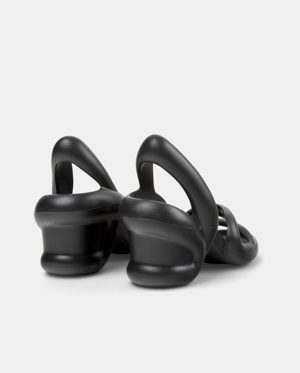 Sandalias de tacón de mujer kobarah abiertas - Camper - Negro Negro-2