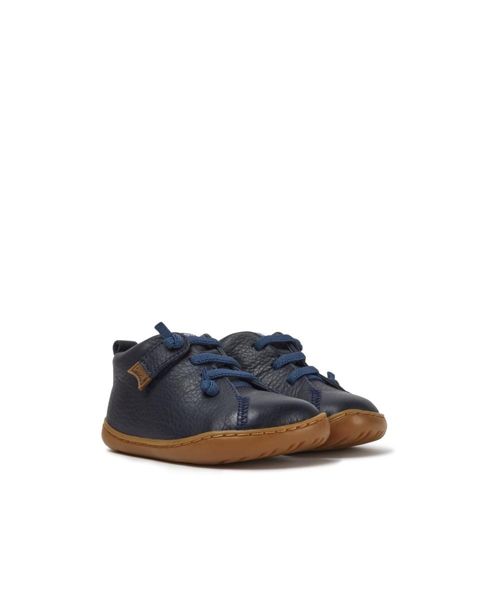 Zapatillas de piel de niño peu cami twins - Camper - Azul marino Azul marino-2