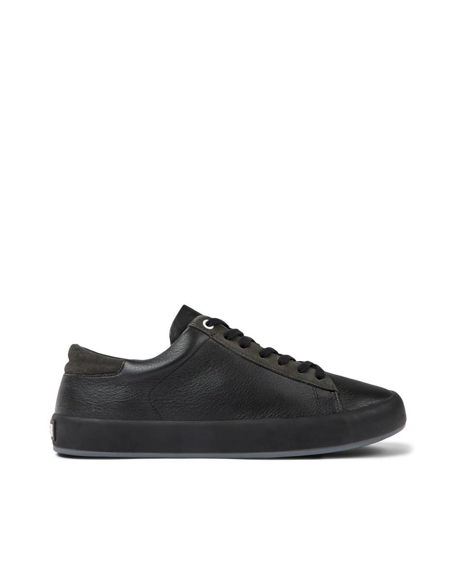 Camper - Zapatillas de piel de hombre Andratx con suelas de goma.