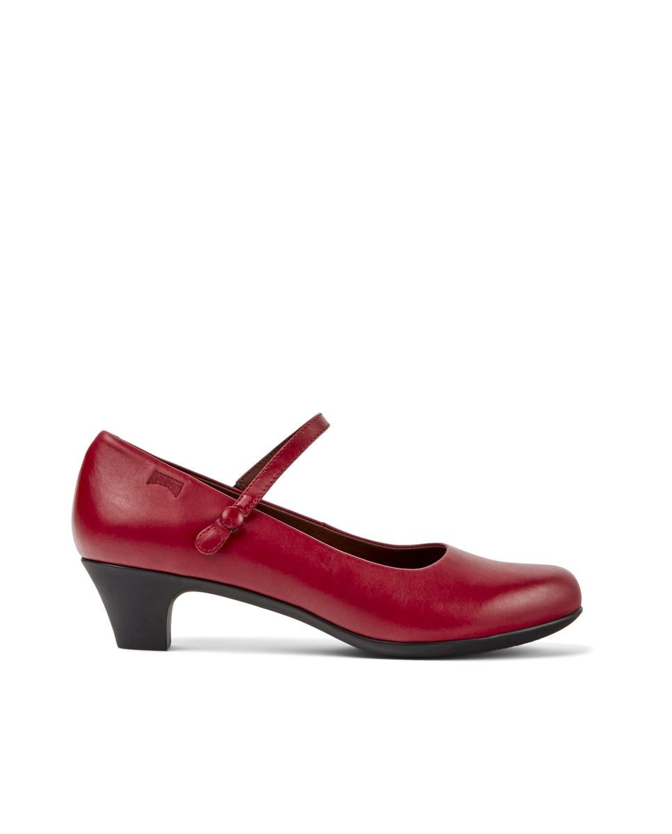 Camper - Zapatos de salón de mujer Helena de piel con tira.