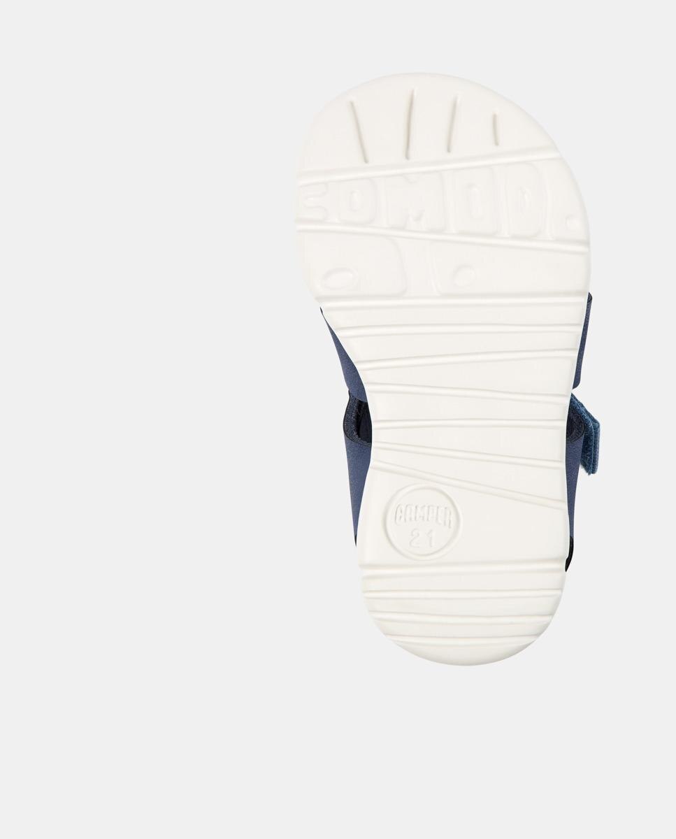 Sandalias de niño de piel estilo cangrejeras - Camper - Azul Azul-4