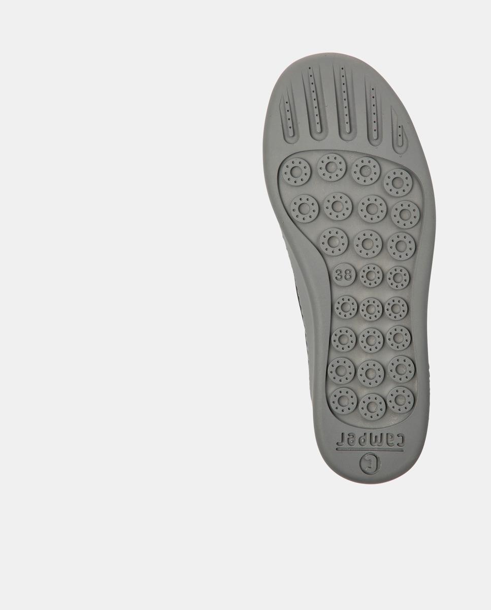 Imagen 4 de Zapatillas de piel de mujer peu touring con cordones en - Camper - Negro Negro