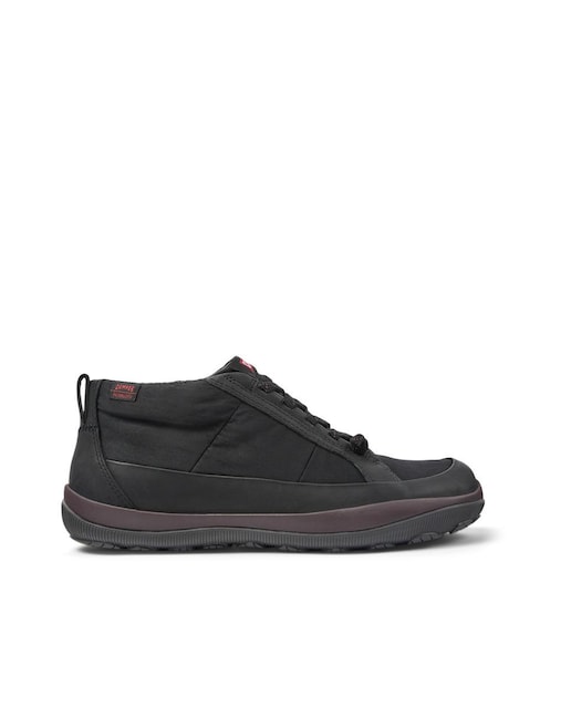 Imagen 0 de Botines de mujer lisos con cordones en negro