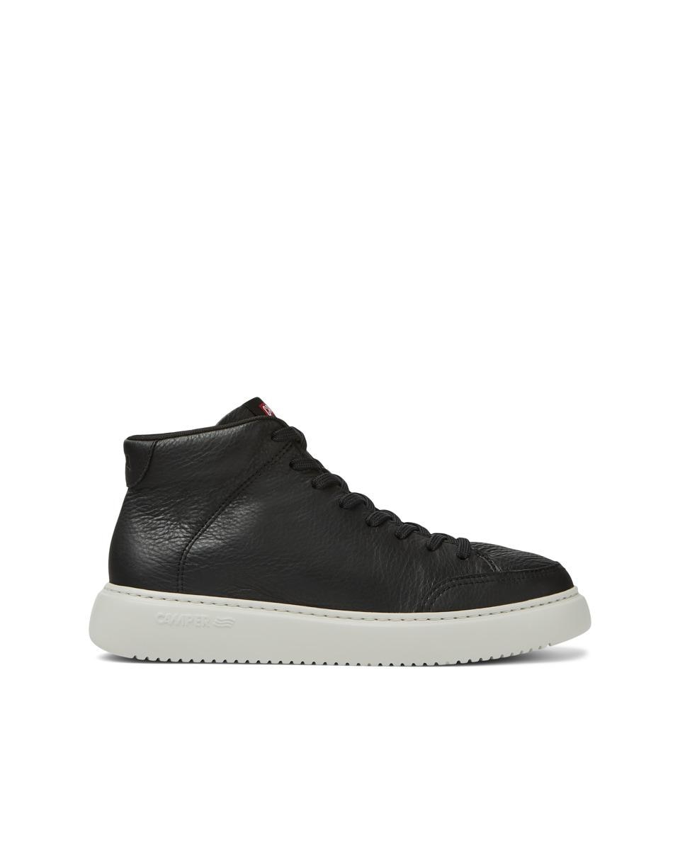 Camper - Zapatillas de piel de hombre abotinadas con cordones.