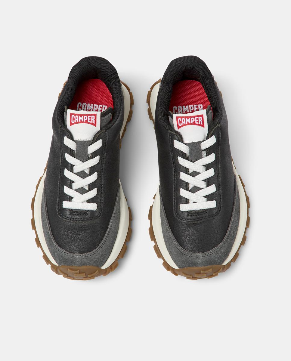 Zapatillas deportivas de niños drift trail con cordones - Camper - Negro Negro-3