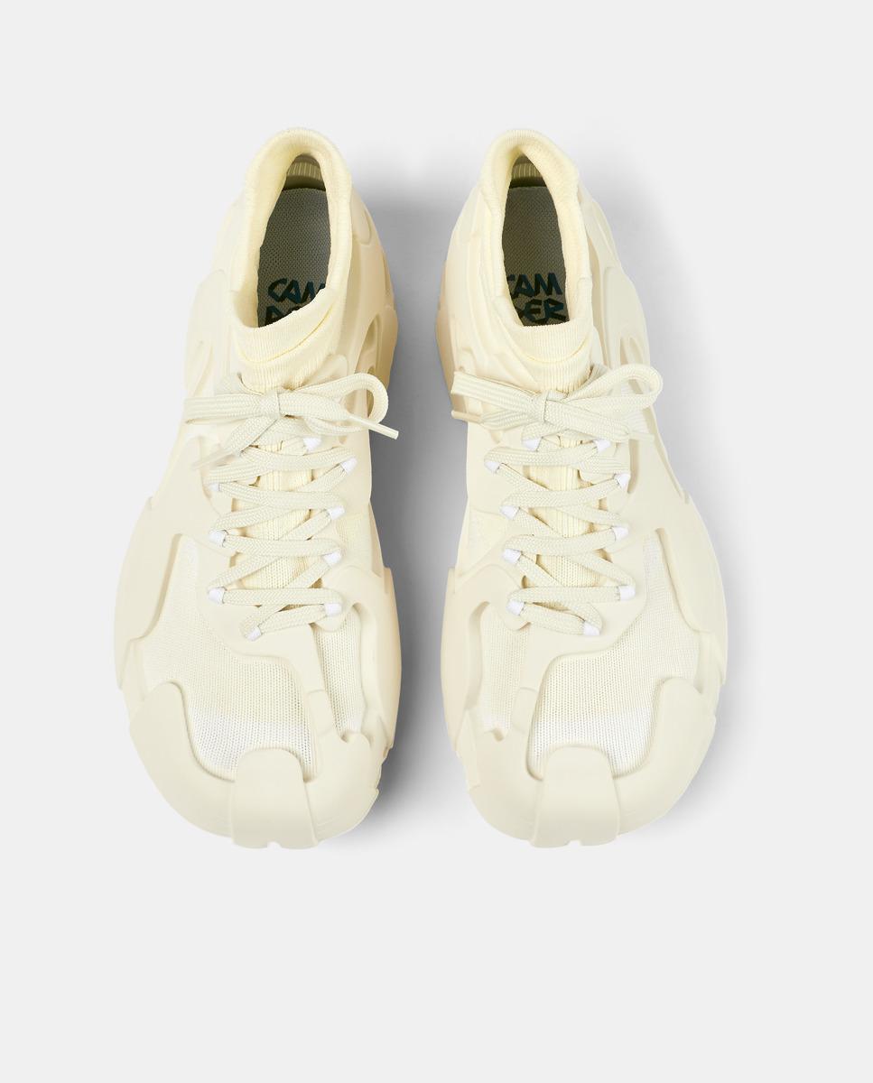 Zapatillas deportivas unisex de cordones tossu - camperlab - Blanco Blanco-2