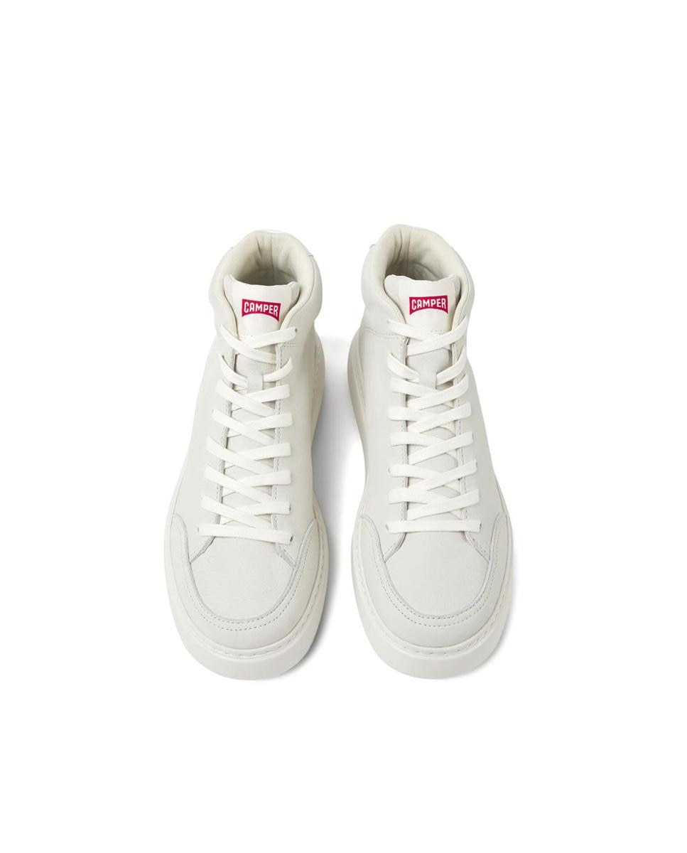 Zapatillas de mujer runner k21 de piel con plantillas ortholite® - Camper - Blanco Blanco-2