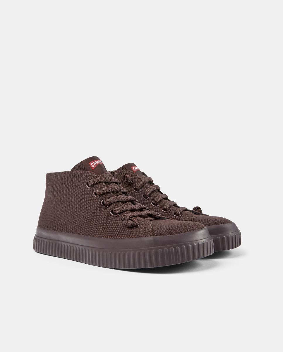 Zapatillas deportivas de mujer peu roda abotinadas - Camper - Marrón oscuro Marrón oscuro-3