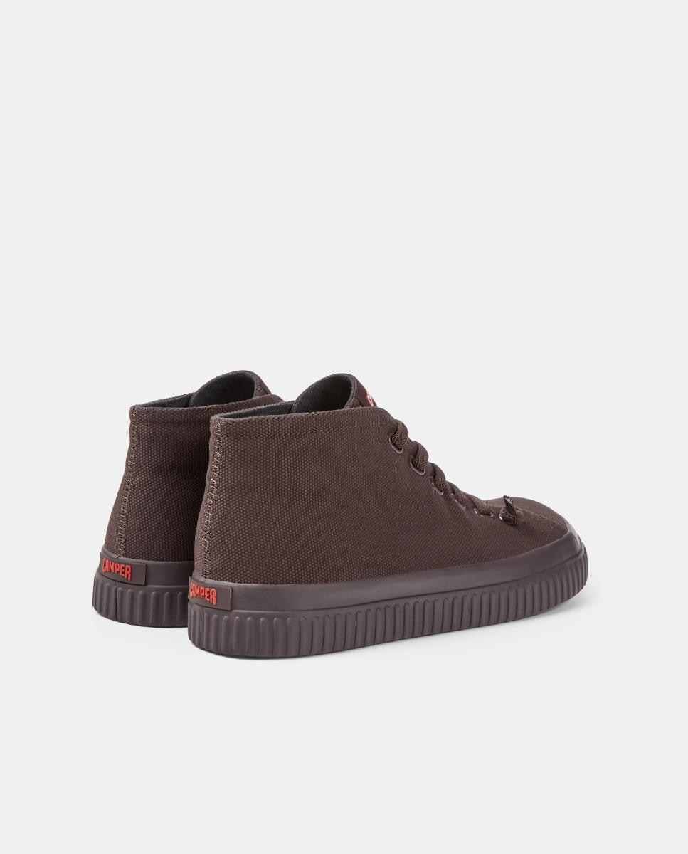Zapatillas deportivas de mujer peu roda abotinadas - Camper - Marrón oscuro Marrón oscuro-5