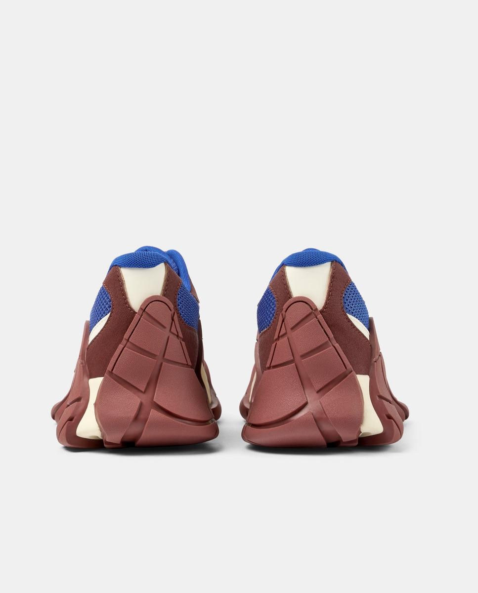 Zapatillas deportivas unisex con malla y cordones - camperlab - Rojo / Azul marino Rojo / Azul marino-4