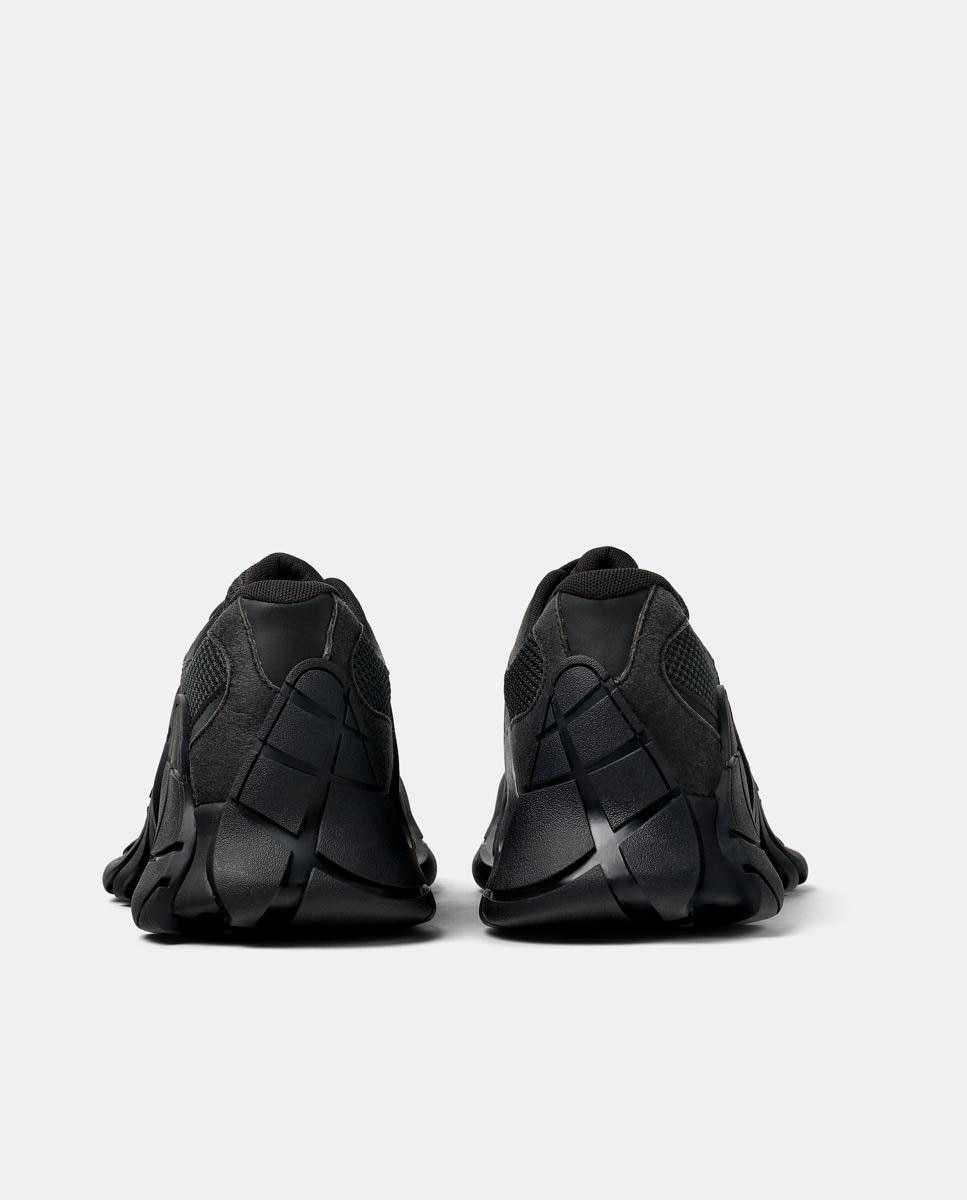 Zapatillas unisex tormenta con cordones - camperlab - Negro Negro-4