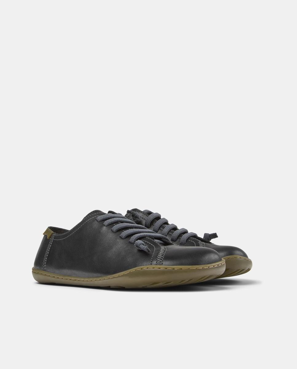 Zapatillas deportivas de mujer peu cami con cordones - Camper - Negro Negro-4
