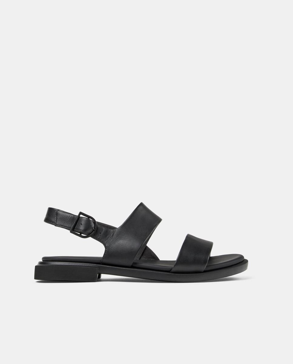 Sandalias de tacón de mujer de piel edy - Camper - Negro Negro-1