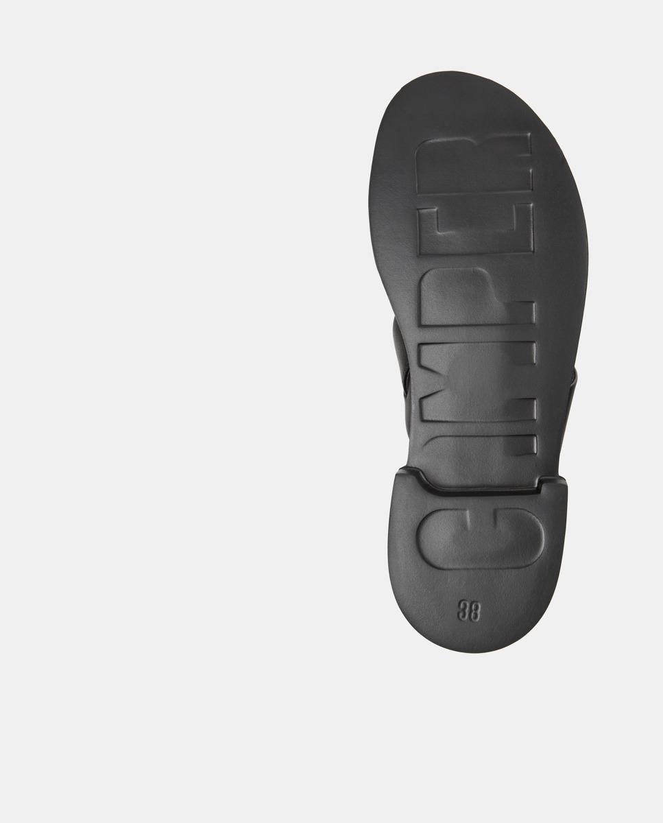Sandalias de tacón de mujer de piel edy - Camper - Negro Negro-5