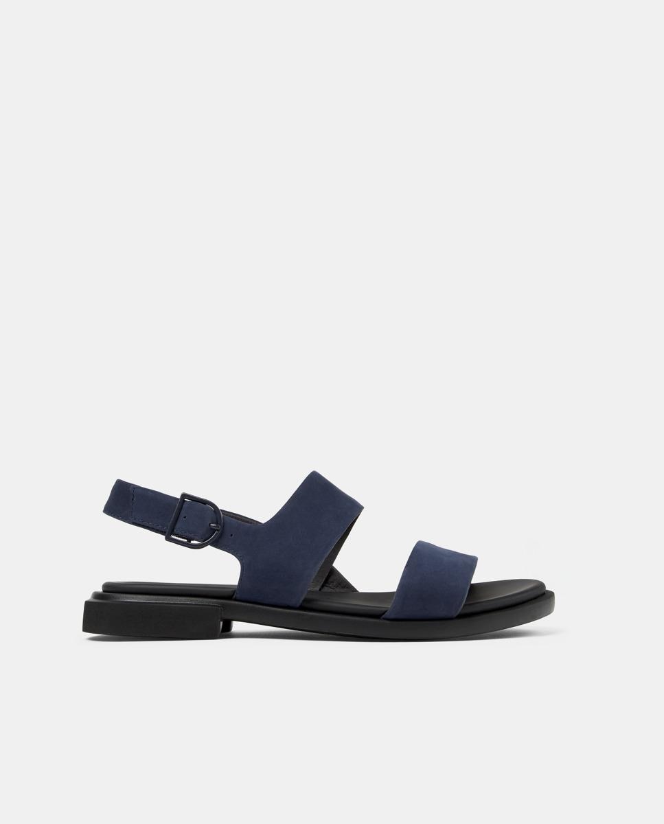 Sandalias de tacón de mujer de piel edy - Camper - Azul Azul-1