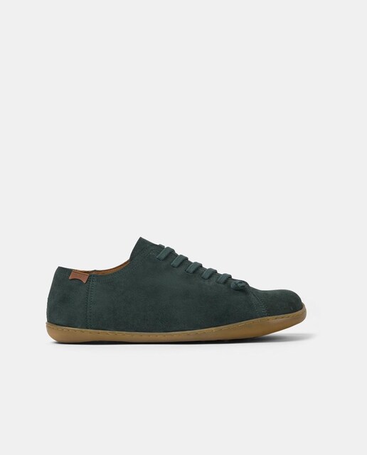 Imagen 0 de Zapatillas de piel de hombre Peu Cami lisas con cordones
