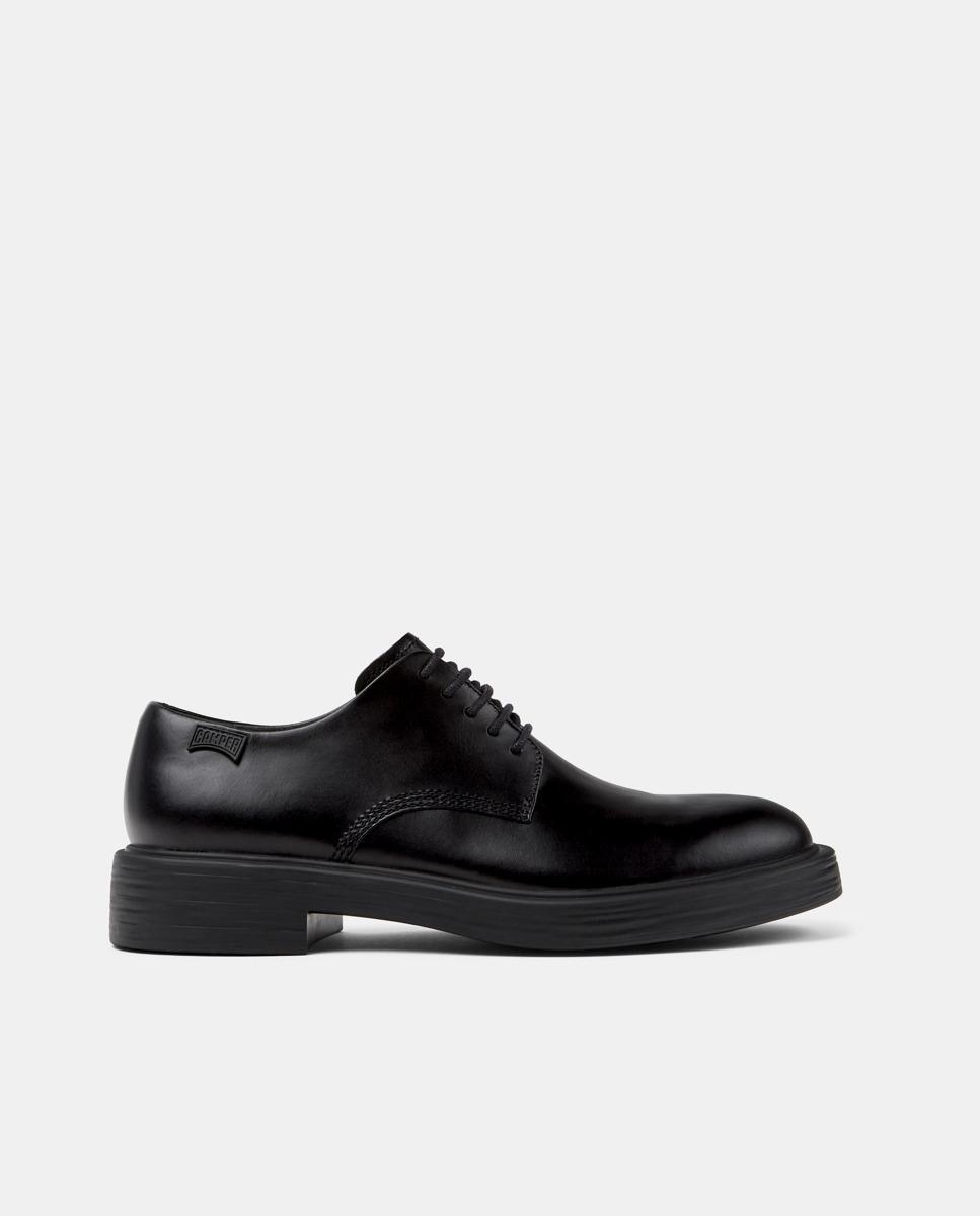 Camper - Zapatos de cordones de hombre dean lisos de piel.