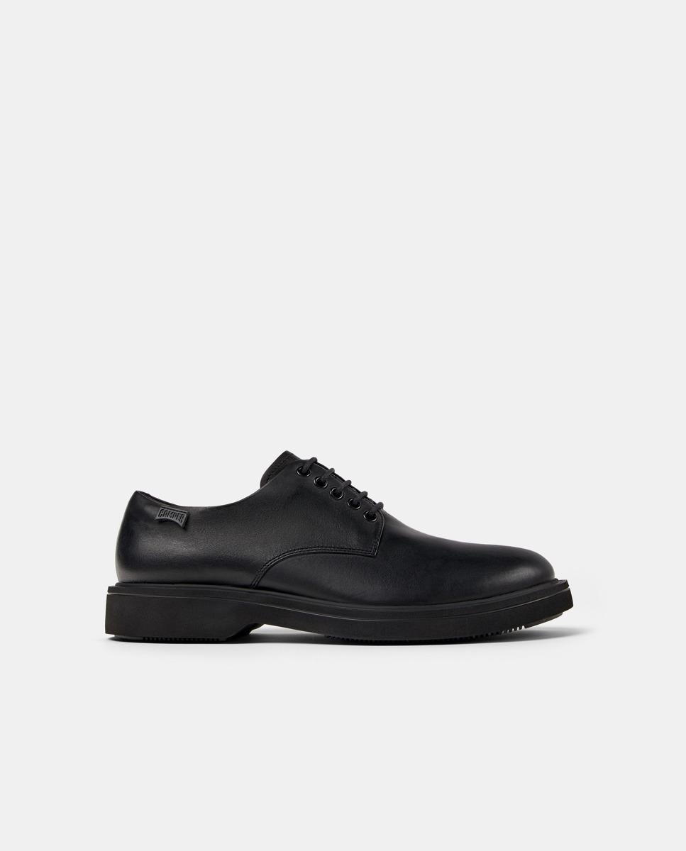 Camper - Zapatos de cordones de hombre norman lisos de piel.
