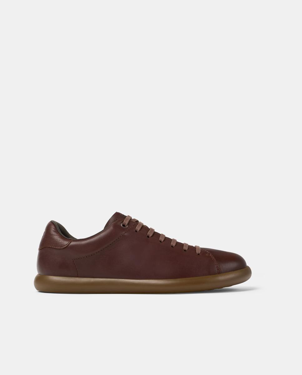 Camper - Zapatillas de piel de hombre pelotas soller lisas con cordones.