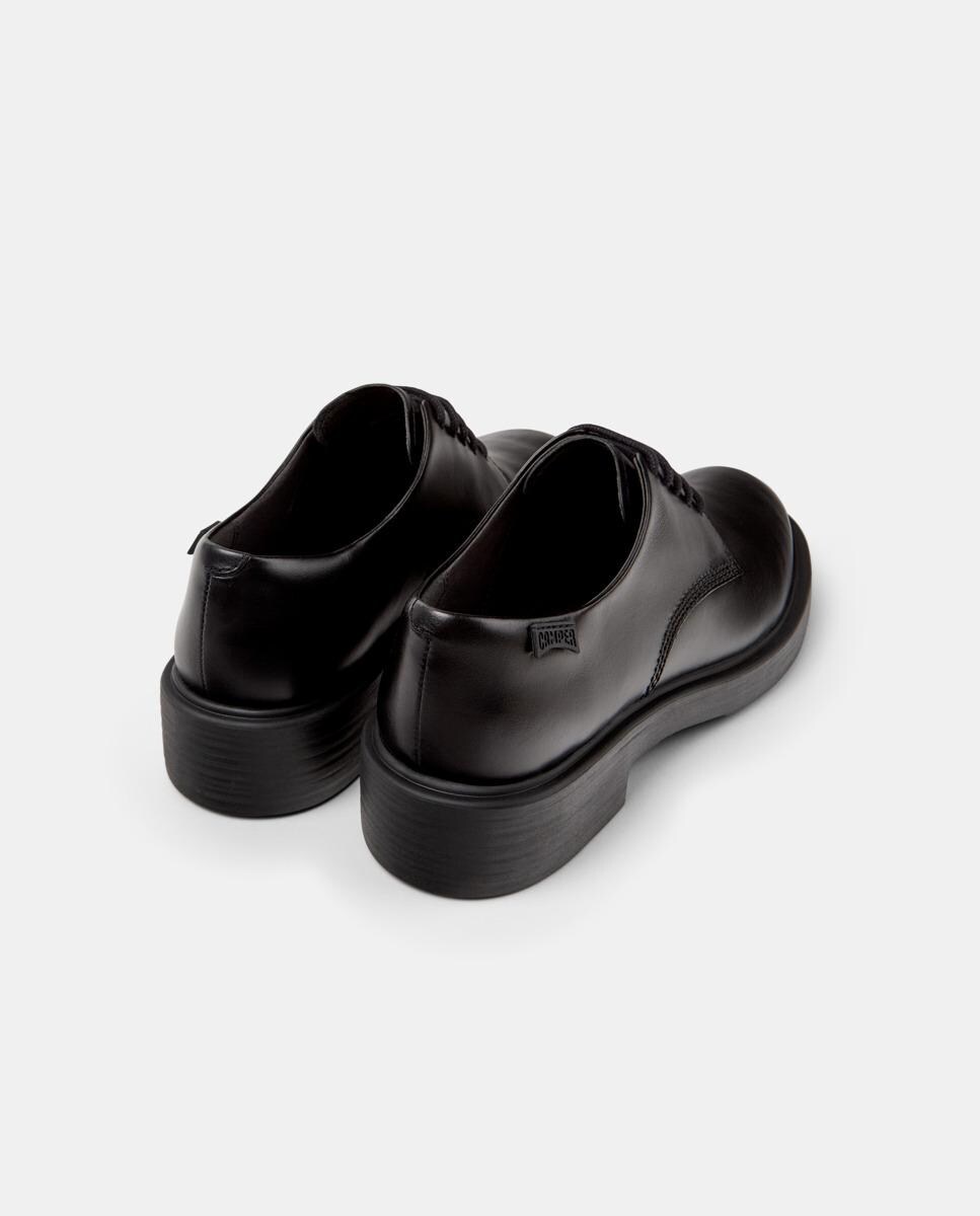 Zapatos de cordones de mujer Dean lisos de piel · Camper · El