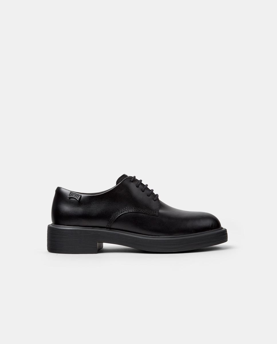 Camper - Zapatos de cordones de mujer dean lisos de piel.