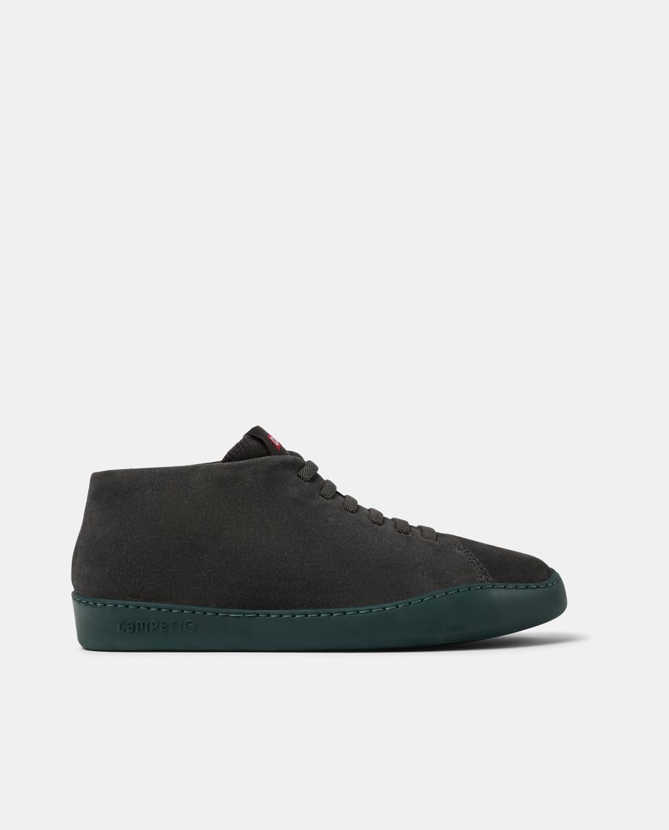 Zapatillas altas de hombre peu touring de piel - Camper - Gris Gris-1