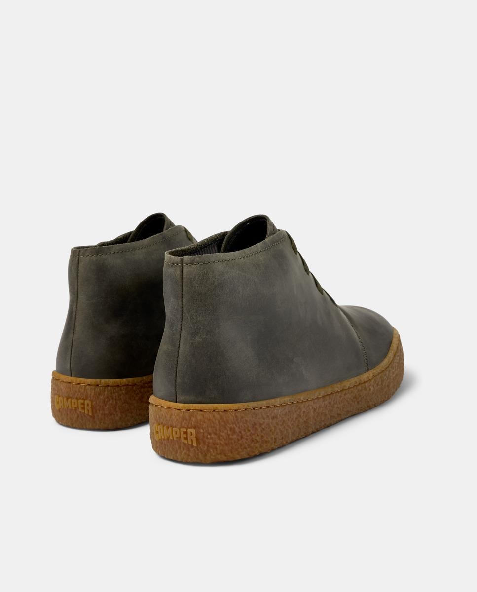Botines de hombre peu terreno de piel - Camper - Verde Verde-3